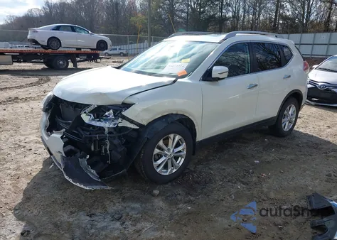 2016 Nissan Rogue Sv из США, поврежденный, VIN 5N1AT2MV4GC876734